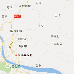 郴州市永兴县地理地图