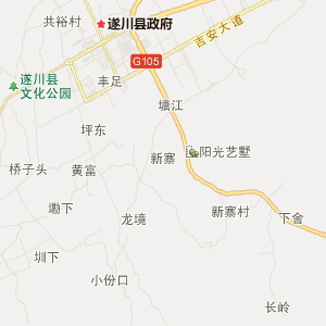 吉安市遂川县地图