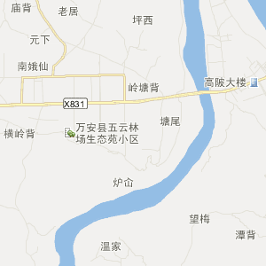 吉安市万安县地图