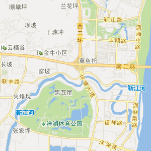 长沙市天心区地图