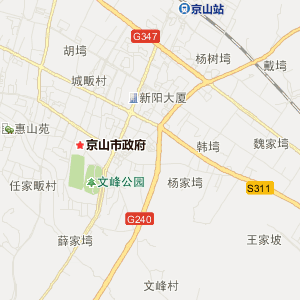 荆门市京山市地图图片