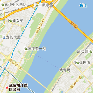 武汉市江岸区地图