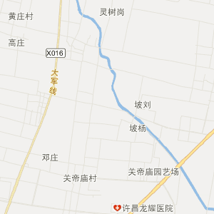 许昌市襄城县地图