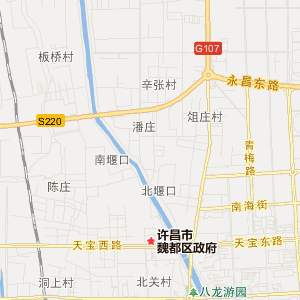 许昌市魏都区地图