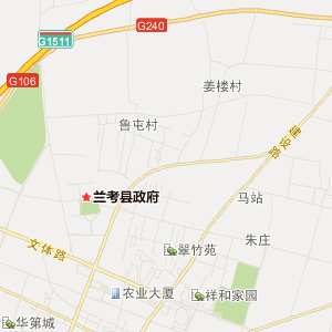 开封市兰考县地图