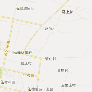 安阳市内黄县行政地图