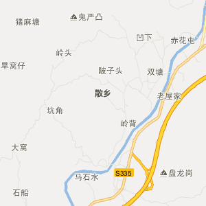 汕尾市陆河县行政地图