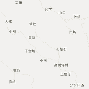 汕尾市陆河县地理地图