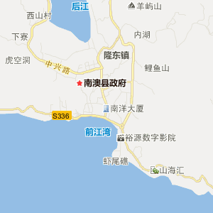 汕头市南澳县地图