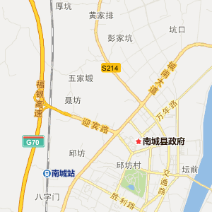 抚州市南城县地图