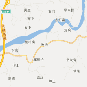 赣州市兴国县地图
