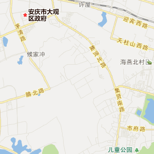 安庆市迎江区地图