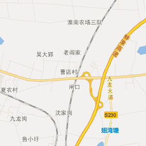 淮南市大通区地图