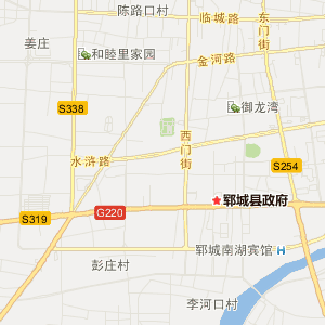 菏泽市郓城县地理地图