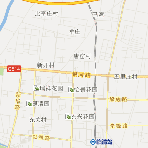 聊城市临清市地图