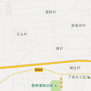 石家庄市晋州市地理地图