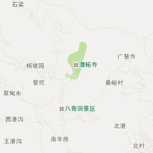 北京市门头沟区地图