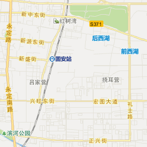 廊坊市固安县地图