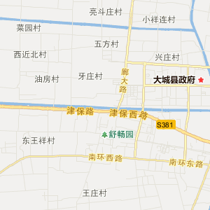 廊坊市大城县地图