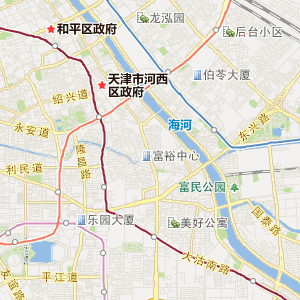 天津市和平区地图