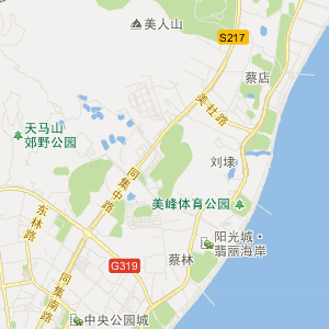 厦门市集美区行政地图