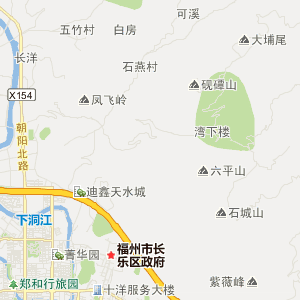 福州市马尾区地图