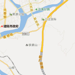 南平建瓯市5路上行公交线路