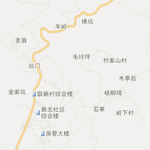 温州市泰顺县地理地图