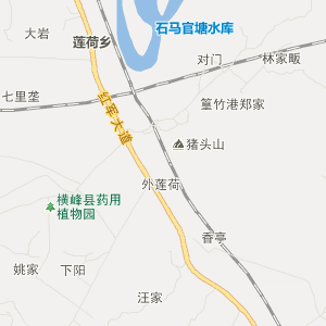 上饶市横峰县历史地图