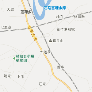 上饶市横峰县地图