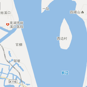 芜湖市鸠江区地理地图