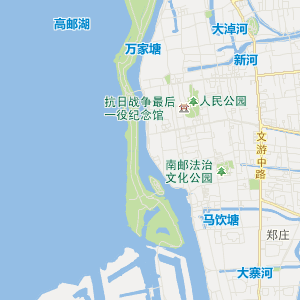 扬州市高邮市行政地图