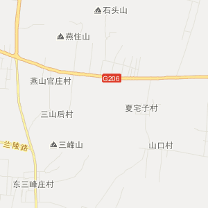 临沂市兰陵县地图