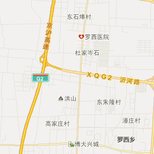 临沂市罗庄区地理地图