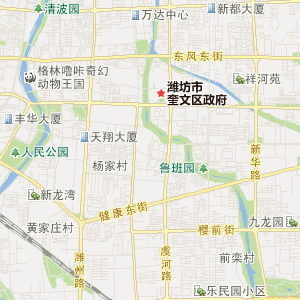 潍坊市潍城区历史地图