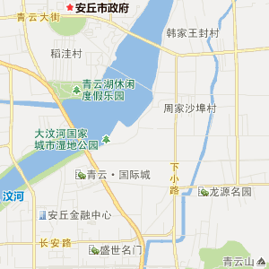 潍坊市安丘市地理地图
