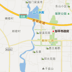 滨州市邹平市地理地图