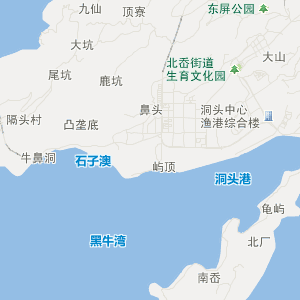 温州市洞头区地图