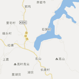 金华市磐安县地理地图