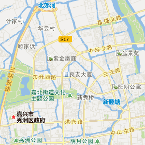 嘉兴市秀洲区历史地图