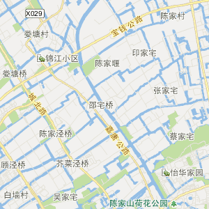 上海市嘉定区地理地图