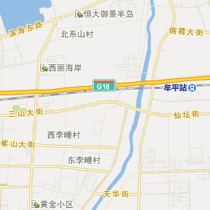 烟台市牟平区历史地图