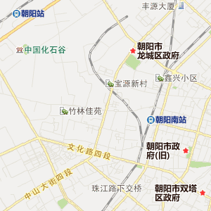 朝阳市龙城区地图