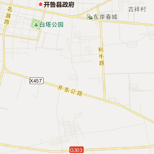 通辽市开鲁县地图