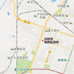 沈阳266路西线上行公交线路