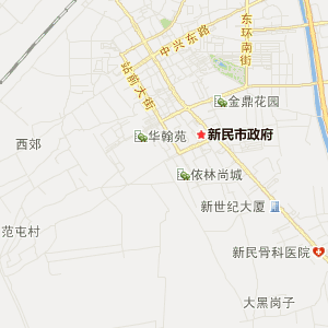 沈阳市新民市地图