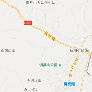 铁岭市调兵山市地理地图