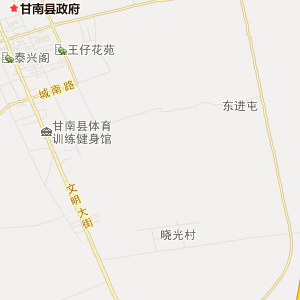 齐齐哈尔市甘南县地图