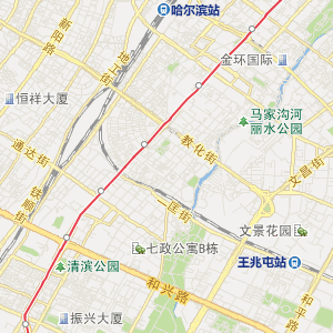 哈尔滨市香坊区地图