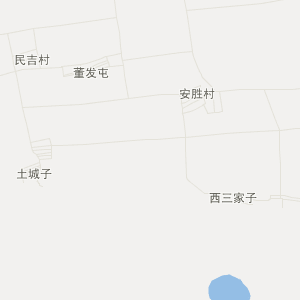 大庆市肇州县行政地图
